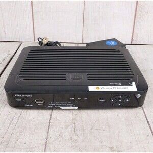 AT&T U-Verse Arris VIP2500 Receiver w/ Power Supply Adapter - TESTED WORKING